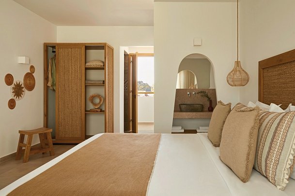 Absolute Kiotari Resort - Wohnbeispiel Doppelzimmer Superior Gartenblick (Zimmercodierung DSG)