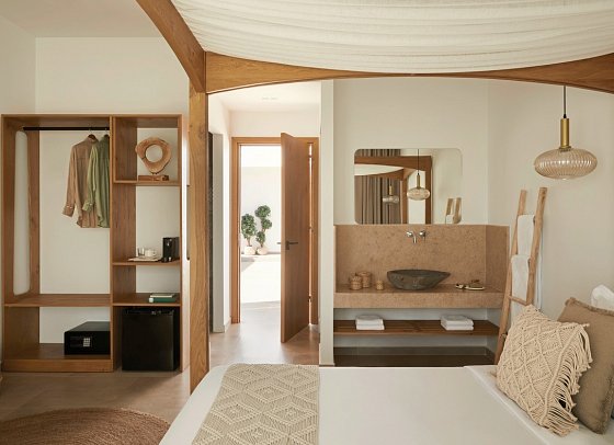 Absolute Kiotari Resort - Wohnbeispiel Doppelzimmer Superior Privatpool (Zimmercodierung DS2)