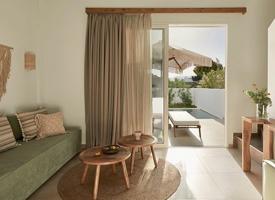 Absolute Kiotari Resort - Wohnbeispiel Suite Gartenblick (Zimmercodierung WBG)