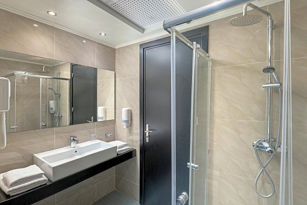 Oceanis Beach - Badbeispiel Doppelzimmer Standard (Zimmercodierung DG1)