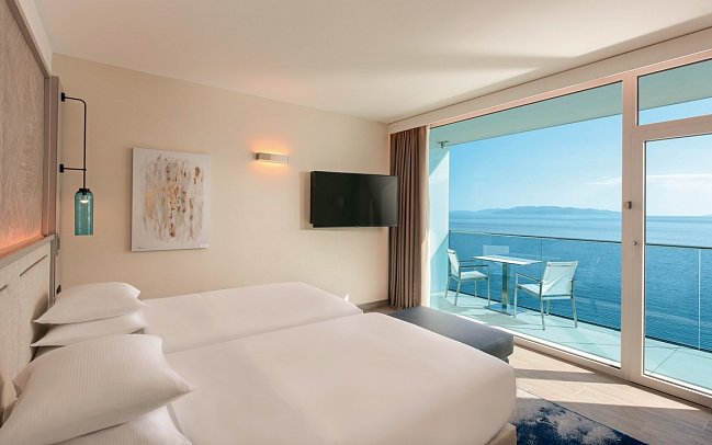 Hilton Rijeka Costabella Beach Resort & Spa - Wohnbeispiel Doppelzimmer Deluxe King oder Twin (Zimmercodierung DD1)