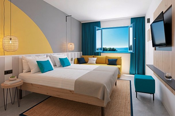 Sunny Krk by Valamar - Wohnbsp. Zimmer für 2 plus 1 Meerseite (Zimmercodierungen TBC & FBC)