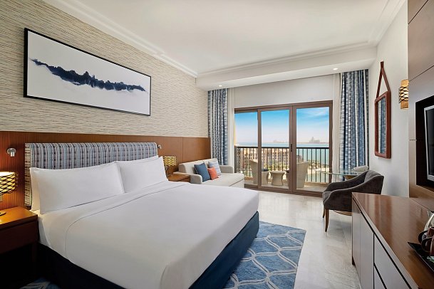 DoubleTree by Hilton Resort & Spa Marjan Island - Wohnbeispiel Guest Room With Sea View (Zimmercodierungen D1M & F1M)
