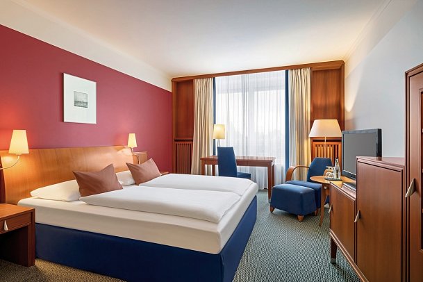 Vienna House by Wyndham Sonne Rostock - Wohnbeispiel Doppelzimmer Komfort (Zimmercodierung DF1)