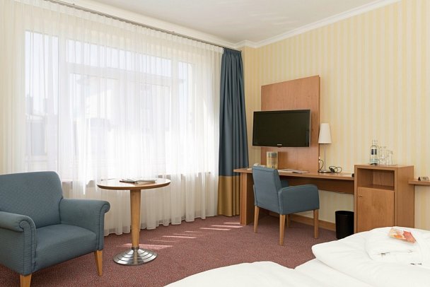 Strand-Hotel Hübner - Wohnbeispiel Doppelzimmer Standard (Zimmercodierungen DG1 & EC1)