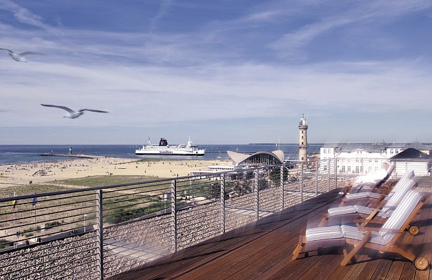 Strand-Hotel Hübner - Dachterrasse