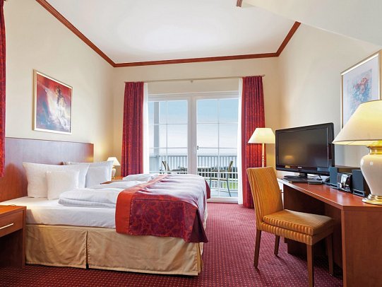 Morada Strandhotel Ostseebad Kühlungsborn - Wohnbeispiel Doppelzimmer Meerblick (Zimmercodierung D1M)
