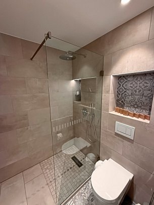 Ringhotel Strandblick - Beispiel Bad Suite XL (Zimmercodierung WB1)