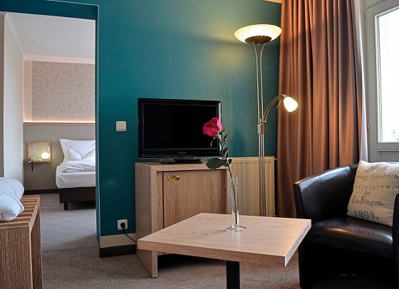 Hotel Residenz Waldkrone - Wohnbeispiel Juniorsuite (Zimmercodierung JB1)