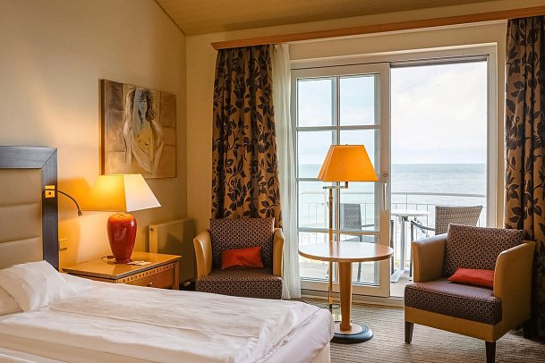 A-ROSA Ostseehotel Kühlungsborn - Wohnbeispiel Doppelzimmer Meerseite (Zimmercodierung D1M)