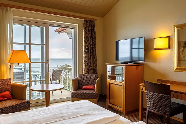 A-ROSA Ostseehotel Kühlungsborn - Wohnbeispiel Doppelzimmer Meerseite (Zimmercodierung D1M)