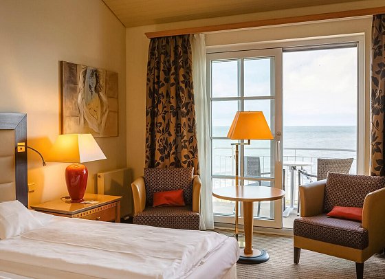 A-ROSA Ostseehotel Kühlungsborn - Wohnbeispiel Doppelzimmer Meerseite (Zimmercodierung D1M)