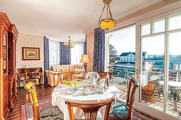 SEETELHOTEL Ahlbecker Hof - Wohnbeispiel Familiensuite (Zimmercodierung WI1)