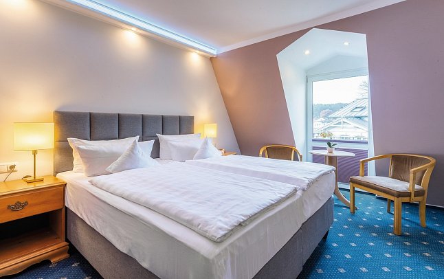 Hotel zur Post - ein Rovell Hotel - Wohnbeispiel Doppelzimmer Standard (Zimmercodierung DB1)