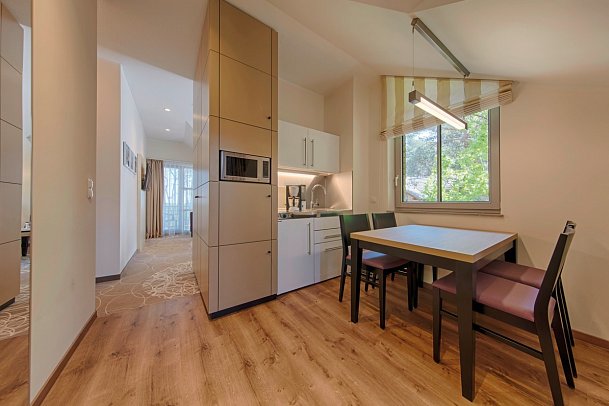 Aquamaris Strandresidenz Rügen - Wohnbeispiel Appartement 45 qm (Zimmercodierungen OB2 & OB3)