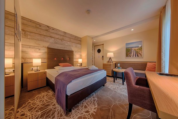 Aquamaris Strandresidenz Rügen - Wohnbeispiel Einzelzimmer (Zimmercodierung EB1)