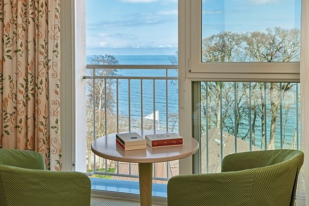 aja Nordperd & Villen Göhren - Wohnbeispiel Doppelzimmer Seeseite (Zimmercodierung D1C)