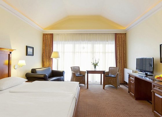 Vju Hotel Göhren - Wohnbeispiel Doppelzimmer Comfort Dependance (Zimmercodierung DF1)