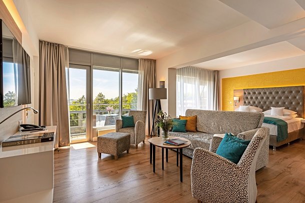 Cliff Hotel Rügen - Wohnbeispiel Juniorsuite (Zimmercodierung JB1)