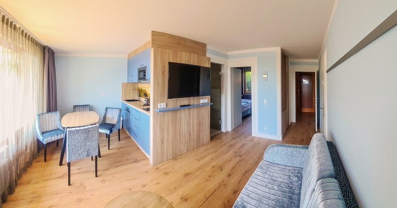 Cliff Hotel Rügen - Wohnbeispiel Appartement (Zimmercodierung AB1)