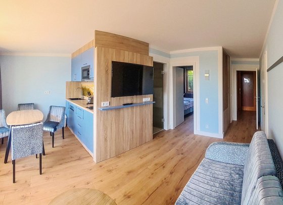 Cliff Hotel Rügen - Wohnbeispiel Appartement (Zimmercodierung AB1)