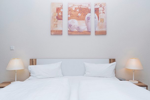 Seepark Sellin Ferienwohnungen - Wohnbeispiel Appartement Typ Q ca. 44 qm (Zimmercodierung OB2)