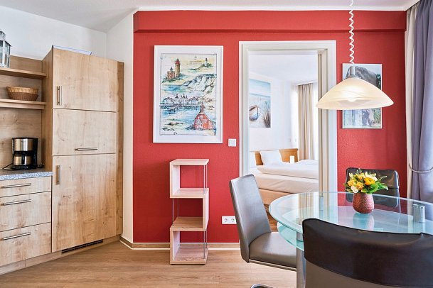 Seepark Sellin Ferienwohnungen - Wohnbeispiel Appartement Typ X ca. 52 qm (Zimmercodierung OB3)