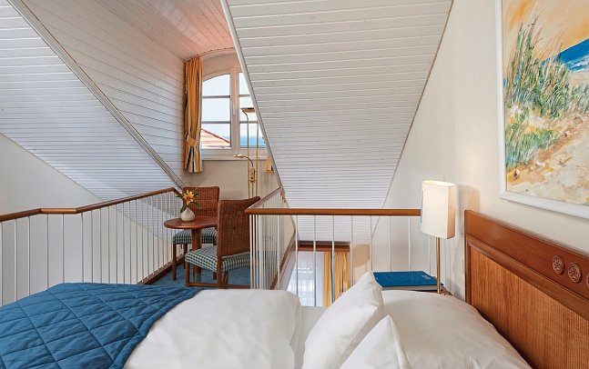 Kleine Strandburg Zinnowitz - Wohnbeispiel Appartement Maisonette Meeseite (Zimmercodierung MBC)