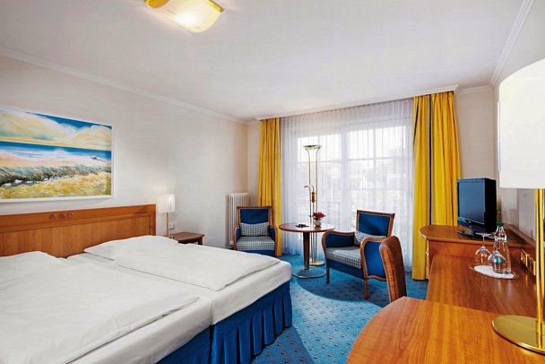 Kleine Strandburg Zinnowitz - Wohnbeispiel Doppelzimmer (Zimmercodierungen DB1 & EB1)