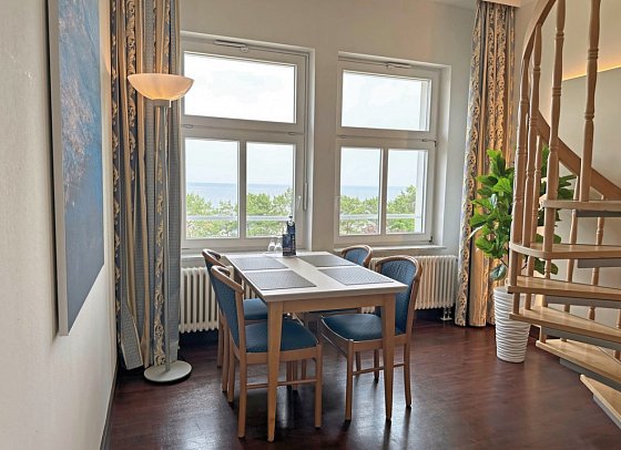 Asgard´s Hotels (Asgard & Midgard & Meereswarte) - Wohnbeispiel Appartement 1 Schlafzimmer Seeseite (Zimmercodierung AB2)
