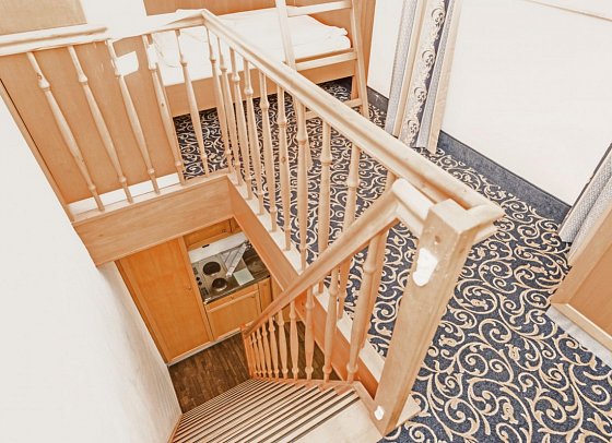 Asgard´s Hotels (Asgard & Midgard & Meereswarte) - Wohnbeispiel Appartement 1 Schlafzimmer Waldseite mit Balkon (Zimmercodierung AB3)