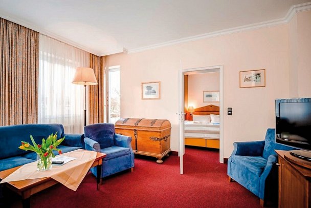 Aparthotel Seeschlösschen - Wohnbeispiel Familienappartement (Zimmercodierung A2L)