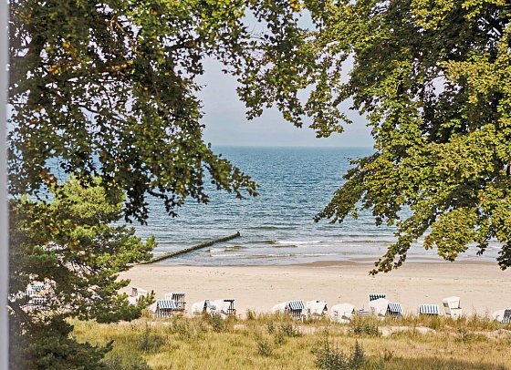 aja Strandhotel Bansin - Blick zum Strand