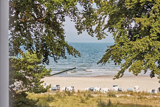 aja Strandhotel Bansin - Blick zum Strand