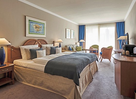 aja Strandhotel Bansin - Wohnbeispiel Familienzimmer (Zimmercodierung F)