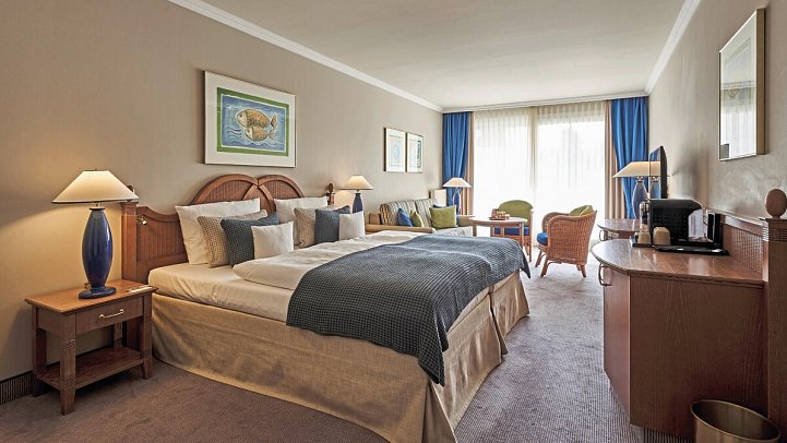 aja Strandhotel Bansin - Wohnbeispiel Familienzimmer (Zimmercodierung F)