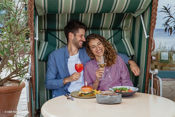 aja Strandhotel Bansin - Restaurant Außenterrasse