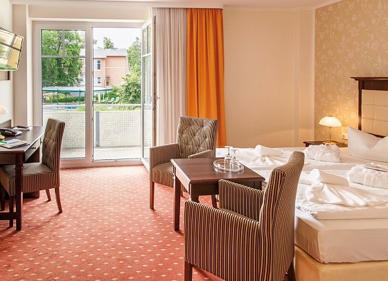 Ostseehotel Villen im Park - ein Rovell Hotel - Wohnbeispiel Doppelzimmer Haupthaus (Zimmercodierung DB2)