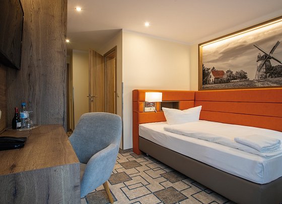 Ostseehotel Villen im Park - ein Rovell Hotel - Wohnbeispiel Einzelzimmer Villa (Zimmercodierung EB1)