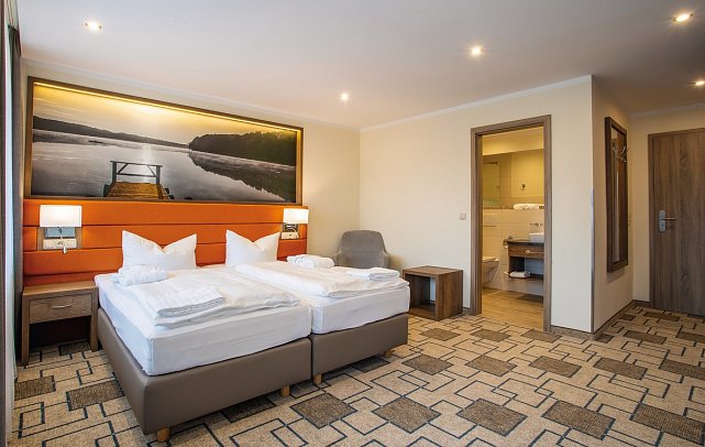 Ostseehotel Villen im Park - ein Rovell Hotel - Wohnbeispiel Komfortzimmer Villa (Zimmercodierung DF3)