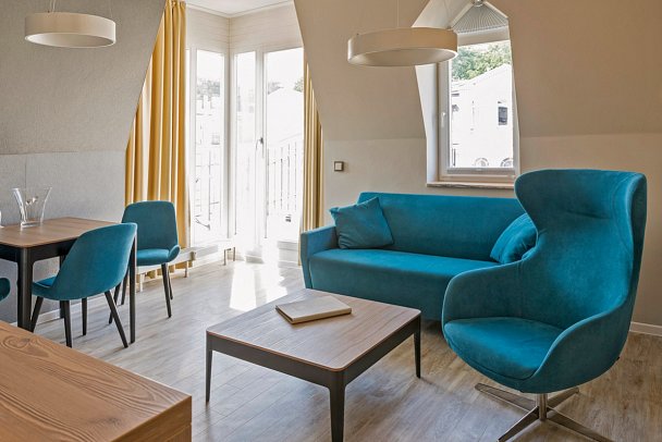 SEETELHOTEL Ostseeresidenz Bansin - Wohnbsp. 2 Raum FeWo Landseite (Zimmercodierung OBL)