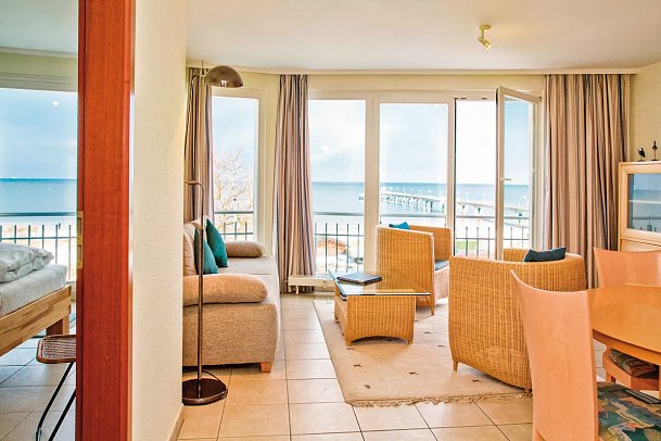 SEETELHOTEL Ostseeresidenz Bansin - Wohnbsp. 2 Raum FeWo seitl. Meerblick (Zimmercodierung OBN)