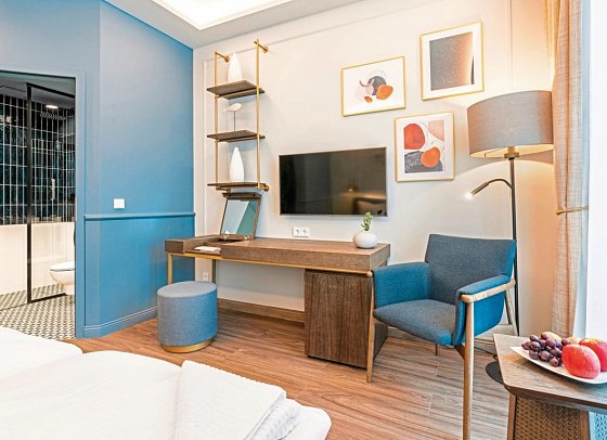 SEETELHOTEL Pommerscher Hof - Wohnbeispiel Doppelzimmer Landseite (Zimmercodierung DB1)