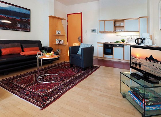 SEETELHOTEL Villa Esplanade & Aurora - Wohnbeispiel Appartement 1 Schlafzimmer (Zimmercodierung AB1)