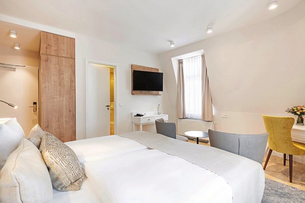 SEETELHOTEL Ostseehotel Ahlbeck mit Villa Strandschloss - Wohnbeispiel Doppelzimmer Strandläufer (Zimmercodierung DB2)