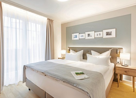 SEETELHOTEL Ostseehotel Ahlbeck mit Villa Strandschloss - Wohnbeispiel Appartement Strandgut (Zimmercodierung AB1)