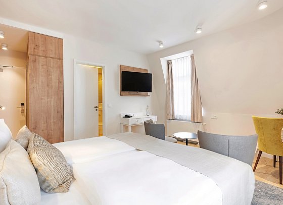 SEETELHOTEL Ostseehotel Ahlbeck mit Villa Strandschloss - Wohnbeispiel Doppelzimmer Strandläufer (Zimmercodierung DB2)