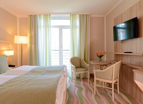Seehotel Großherzog von Mecklenburg - Wohnbeispiel Doppelzimmer (Zimmercodierungen DB1 & FB1)
