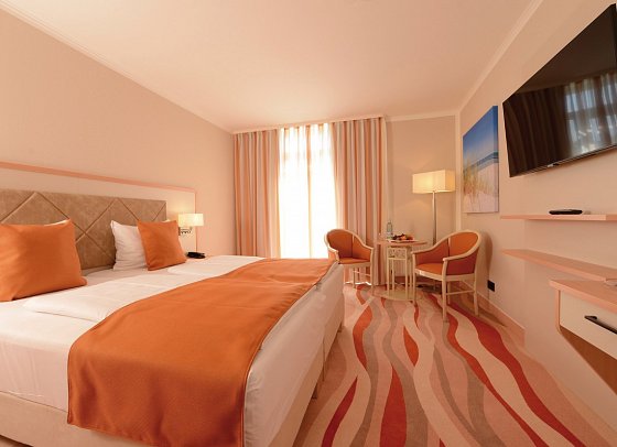 Seehotel Großherzog von Mecklenburg - Wohnbeispiel Doppelzimmer (Zimmercodierungen DB1 & FB1)