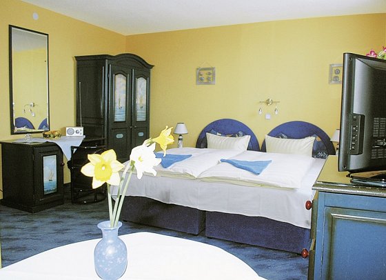 Landhotel Ostseetraum - Wohnbeispiel Doppelzimmer Haupthaus (Zimmercodierungen DB1 & EB1)